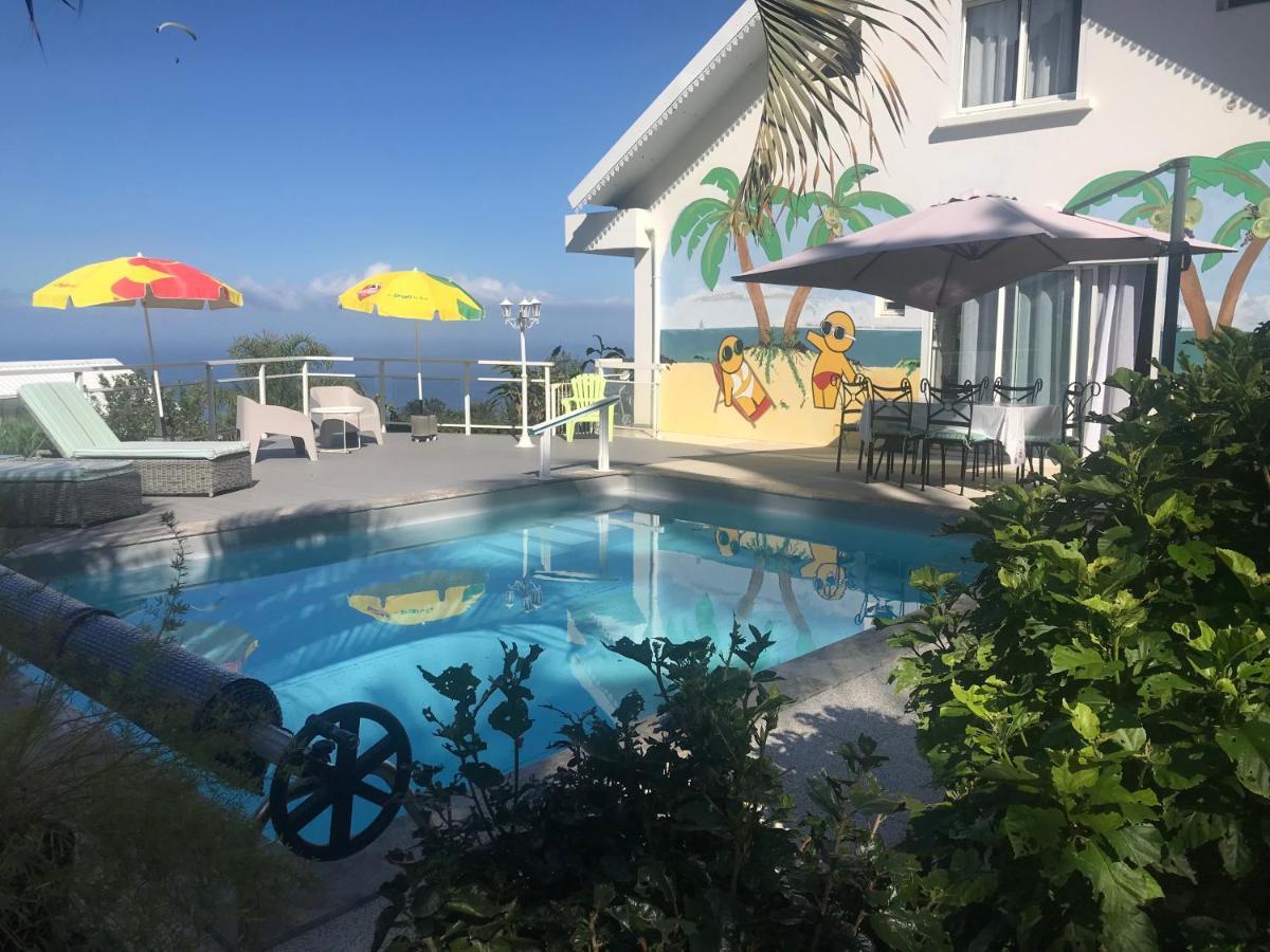 St Leu -Villa D'Artiste, Superbe Vue Mer, Piscine Chauffee Saint-Leu Eksteriør bilde